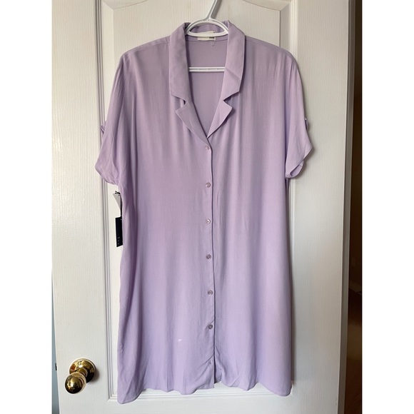 NWT Aritzia Wilfred Radhika shirt dress - Picture 2 of 5